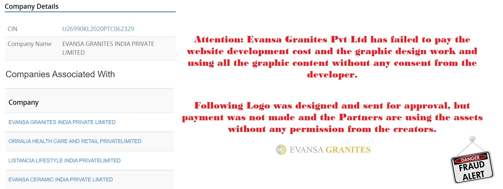 Evansa Granites